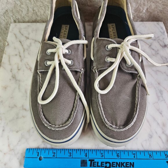 Sperry Top-Sider  0777867 Men's Halyard Gray Casual Low Top Boat Shoes Size 9M - Picture 2 of 8